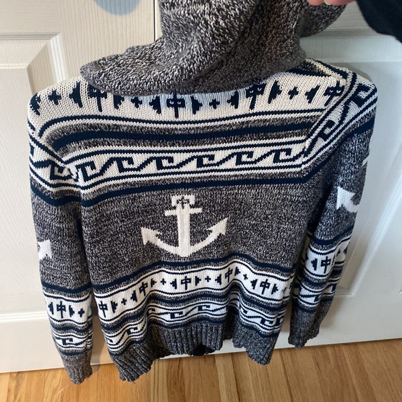 RDS knitted zip up sweater - Picture 3 of 3